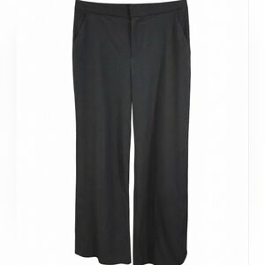 Athleta Gramercy Black Wide Leg Boho Pants Sz 6